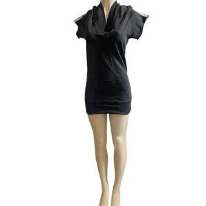 Juicy Couture Y2K Short Sleeve Sporty Cotton Pullover Hoodie – Women’s Size S